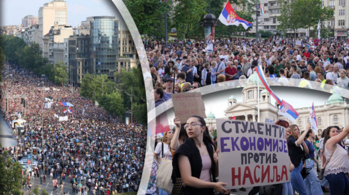(UŽIVO) PROTEST OPOZICIJE Organizatori: Ako ne ispune zahteve do kraja iduće nedelje, protesti će dobiti novi oblik