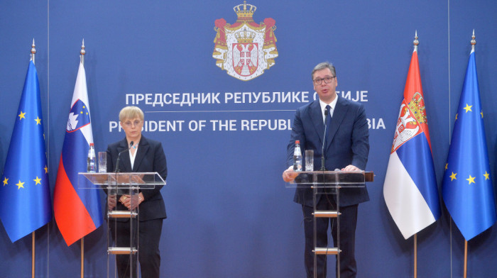 Vučić se sastao sa predsednicom Slovenije: "Podrška Srbiji ka EU, Kosovo da ispuni svoj deo posla"