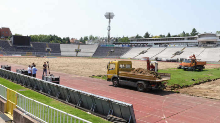 Partizan ulaže u infrastrukturu: Menja se podloga na stadionu u Humskoj