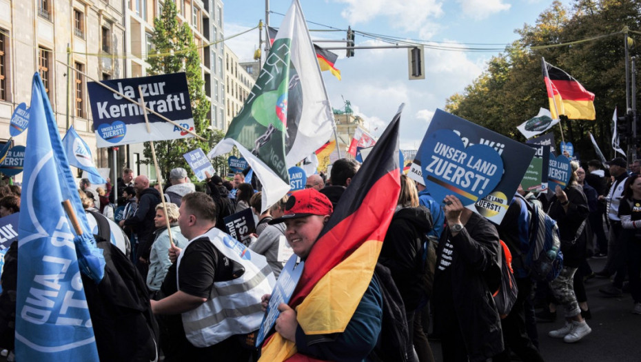 Treća nedelja protesta Nemaca protiv ultradesničara: U Berlinu na ulicama 150.000 ljudi