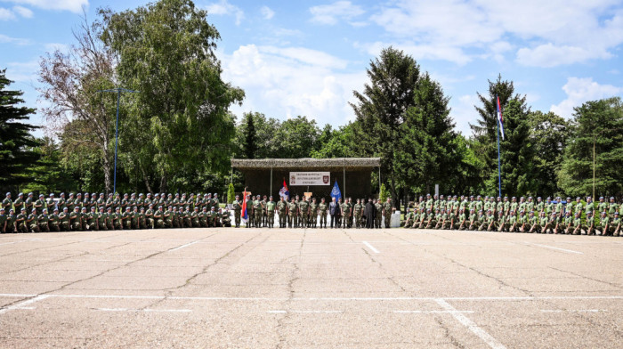 Ispraćaj kontingenta Vojske Srbije u mirovnu operaciju u Libanu