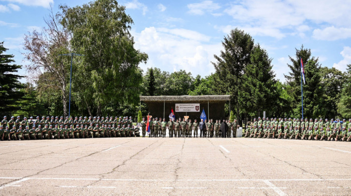 Ispraćaj kontingenta Vojske Srbije u mirovnu operaciju u Libanu