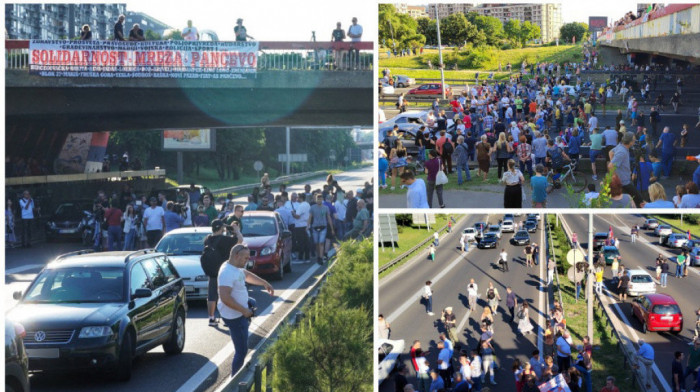 Završena blokada auto-puta kod Sava centra: Opozicija pomerila vozila, saobraćaj krenuo i kod Novog Sada