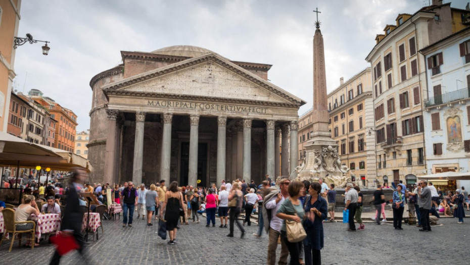 Posetioci rimskog Panteona od sutra plaćaju ulaznice od pet evra