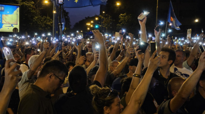 Završen protest opozicije u Beogradu, Lazović: Novo okupljanje u utorak ispred Specijalnog suda