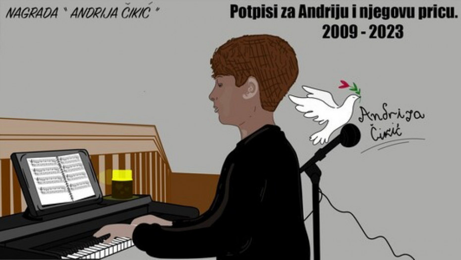 Nagrada za mlade pijaniste nosiće ime po dečaku Andriji Čikiću, stradalom u "Ribnikaru"