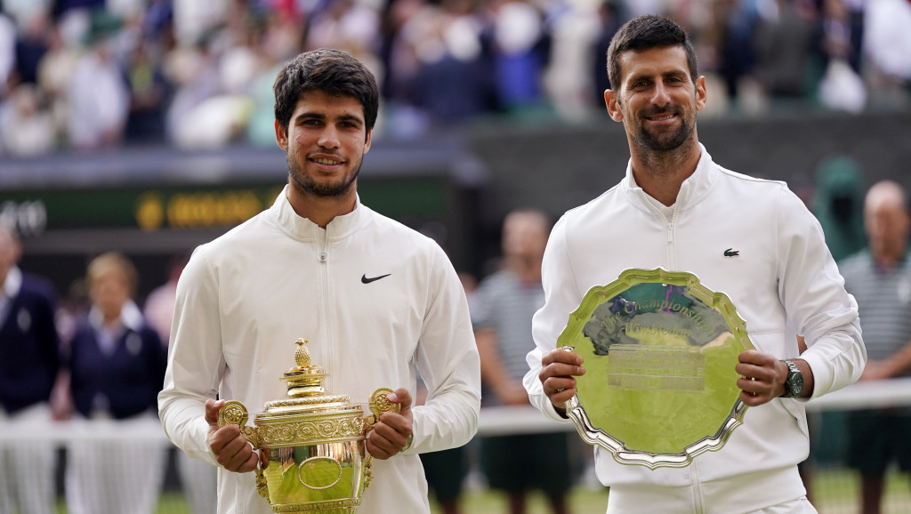 ATP lista: Alkaraz uvećao razliku na vrhu, Đoković juri prvo mesto na američkoj turneji