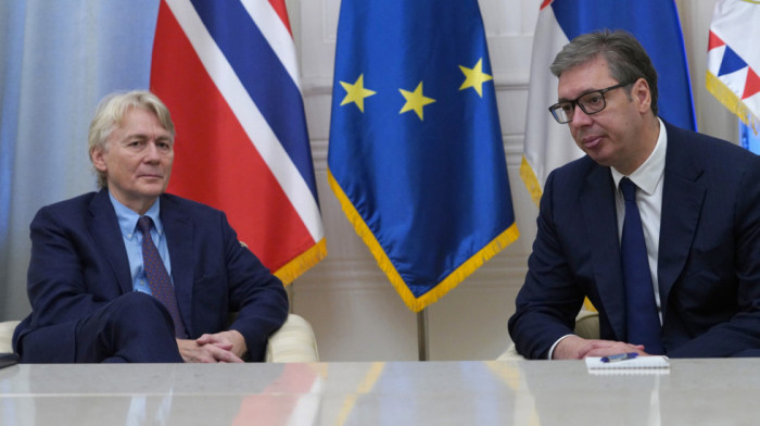 Vučić primio u oproštajnu posetu ambasadora Norveške