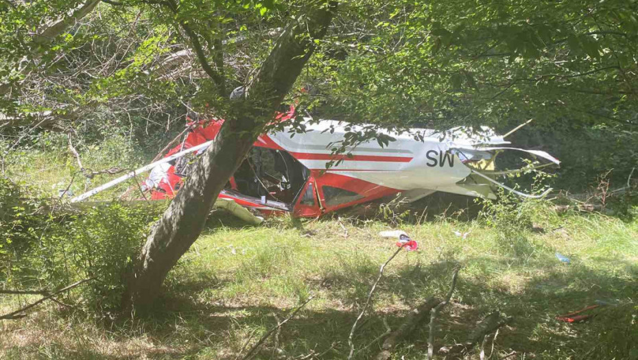 Pao mali turistički avion u Ulcinju, dve osobe povređene