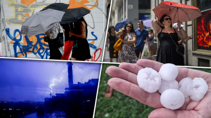 Upozorenje RHMZ-a:  Posle tropskog dana, u utorak nagla promena vremena, oluja sinoć zahvatila Hrvatsku i Sloveniju