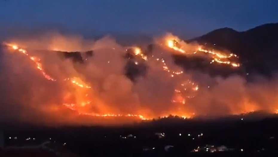 U okolini Dubrovnika tri dana bukte požari: Vetar otežava vatrogascima borbu sa vatrenom stihijom