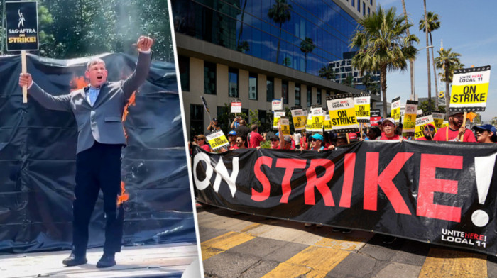 Kaskader se zapalio u znak solidarnosti sa štrajkačima iz Holivuda