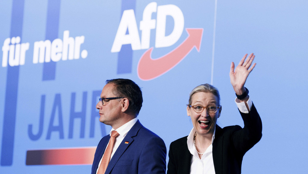 "Ambicija nam je da osvojimo vlast": Velika konferencija nemačke stranke krajnje desnice AfD u Magdeburgu
