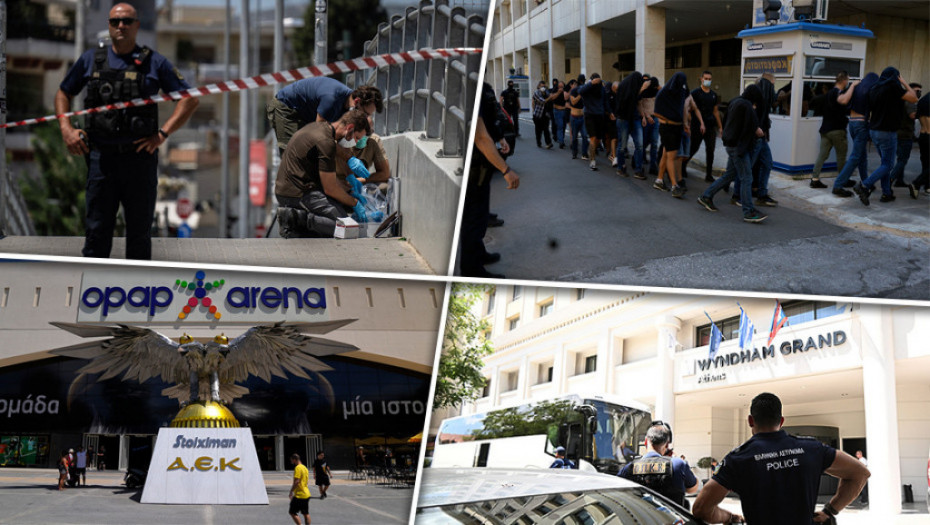Smenjeno pet visokih policijskih oficira u Grčkoj zbog propusta u vezi sa sukobima navijača