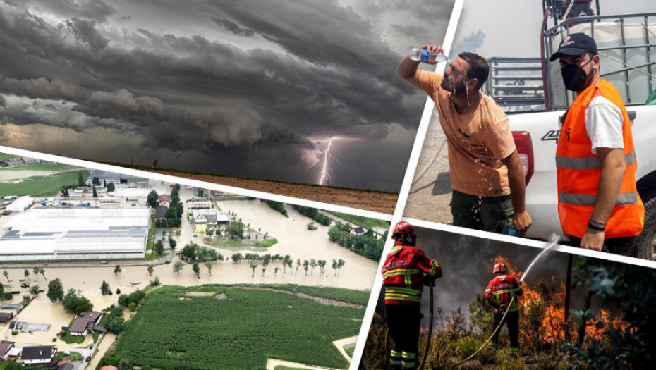Posledice klimatskih promena u slikama: Poplave, požari, oluje i temperaturni ekstremi sve češći prizor širom Evrope