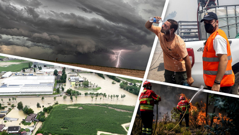 Posledice klimatskih promena u slikama: Poplave, požari, oluje i temperaturni ekstremi sve češći prizor širom Evrope