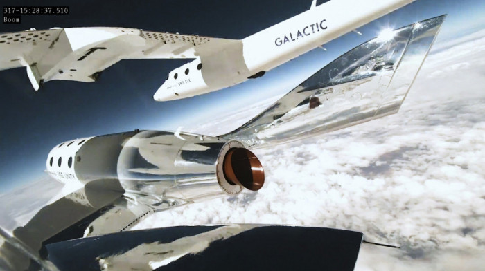 "Virgin Galactic" danas organizuje novi komercijalni let za svemir