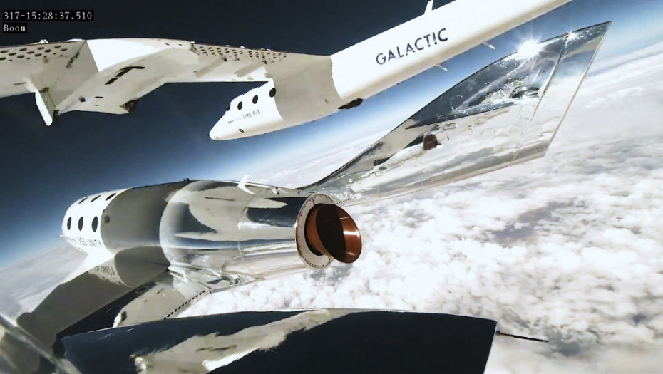"Virgin Galactic" danas organizuje novi komercijalni let za svemir