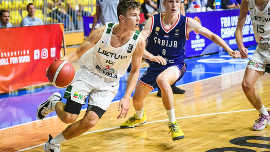 Košarkaši Litvanije eliminisali Srbiju u četvrtfinalu EP do 16 godina
