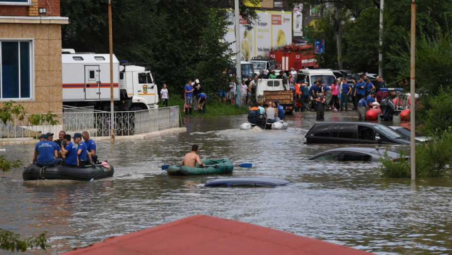 Poplave na dalekom istoku Rusije, evakuisano više od 2.000 ljudi