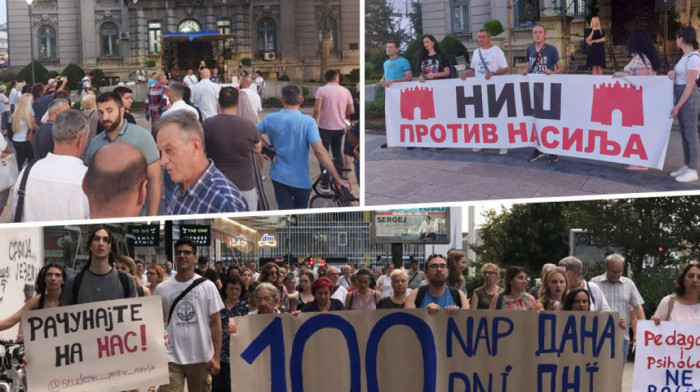 Novi protesti opozicije u Novom Sadu i Nišu, ovoga puta fokus na obrazovanju