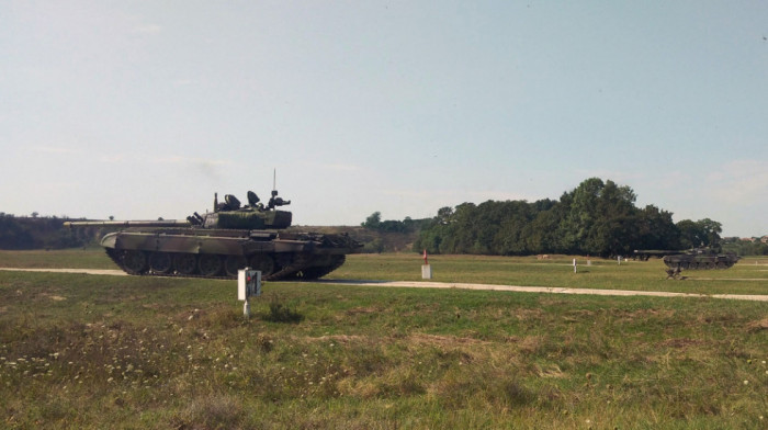 Ministarstvo odbrane: Pripadnici tenkovskog bataljona uvežbavali gađanje iz tenka M-84