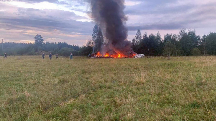 Na zgarištu pronađeno osam tela: Pad aviona dva dana nakon što se Prigožin pojavio u javnosti posle dužeg vremena