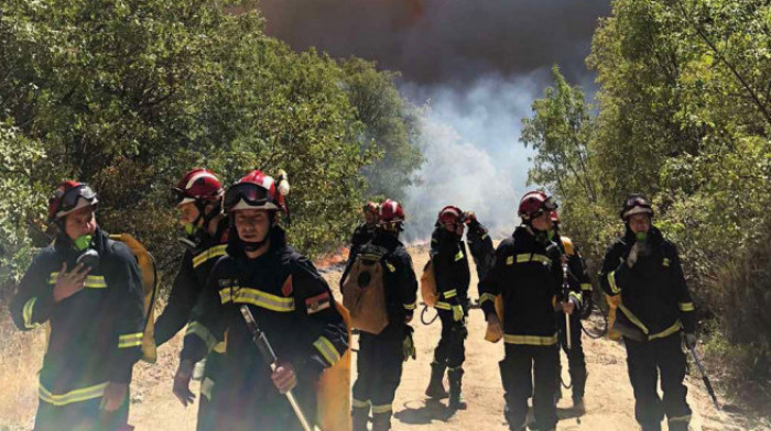 Pripadnici MUP-a Srbije  gasili požare u grčkoj oblasti Provatonas