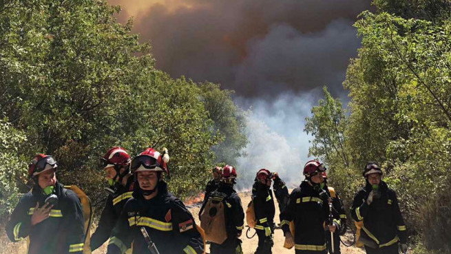 Pripadnici MUP-a Srbije  gasili požare u grčkoj oblasti Provatonas