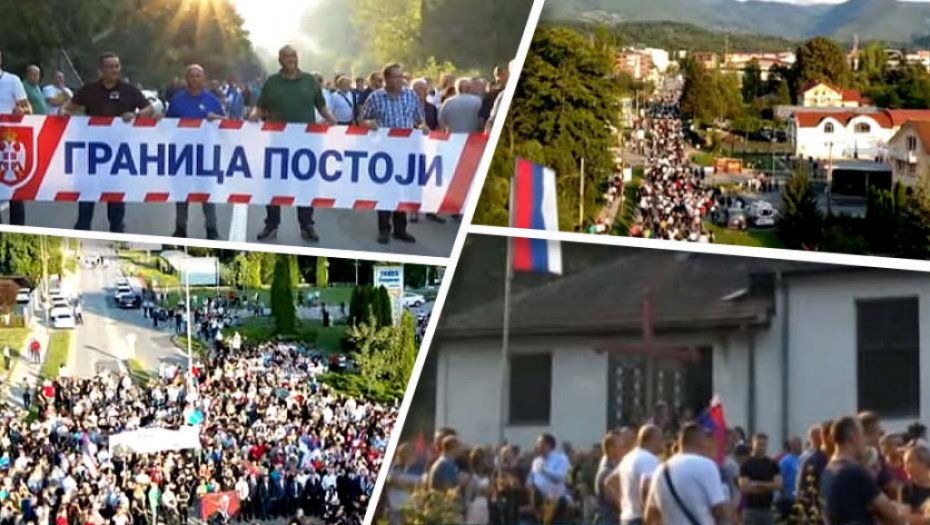 Protesti podrške Dodiku na međuentitetskoj liniji: "Granica postoji"