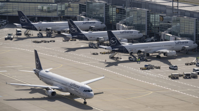 Štrajk koji će paralisati avio-saobraćaj u Nemačkoj: Otkazivanjem letova Lufthanze biće pogođeno oko 200.000 putnika