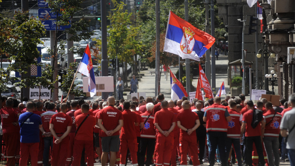 Održan sastanak ''Sloge'' i predstavnika vlade o zahtevima vozača saniteta