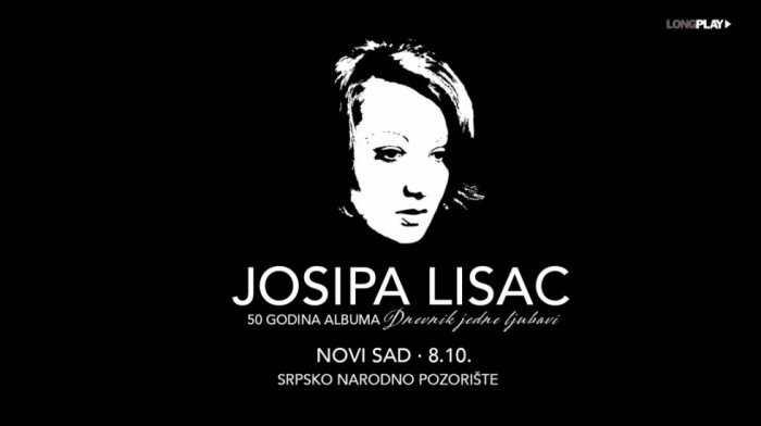 Diva magičnog glasa, Josipa Lisac, 8. oktobra u SNP u Novom Sadu