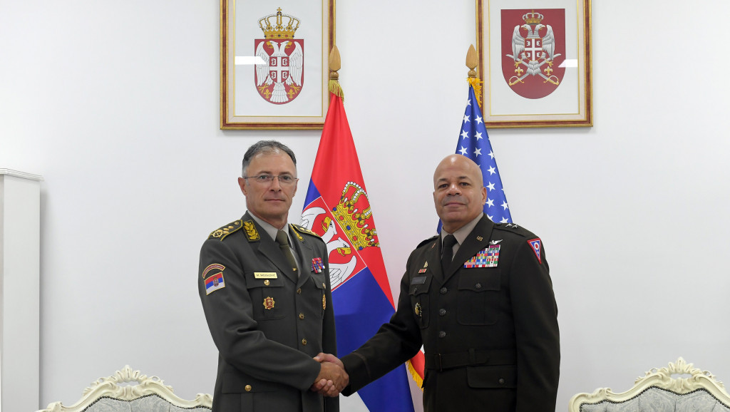 General Mojsilović razgovarao sa komadantom garde Ohaja o unapređenju vojne saradnje Srbije i SAD