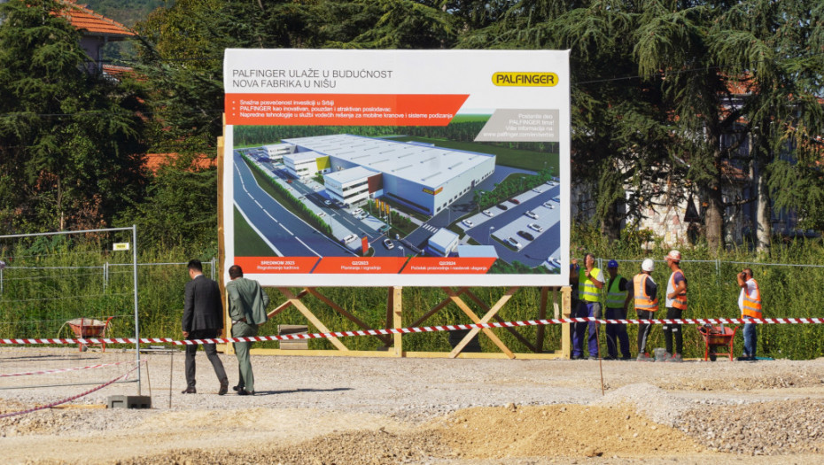 Početak radova na izgradnji fabrike Palfinger u Nišu: "Kompanija koja donosi najmoderniju tehnologiju i opremu"