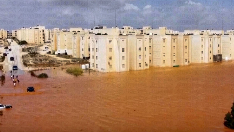 Veruje se da je više od 5.000 ljudi poginulo u poplavama u Libiji, voda verovatno odnela čitave kvartove u Derni