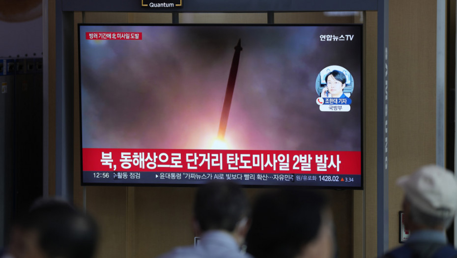Severna Koreja lansirala dve balističke rakete kratkog dometa