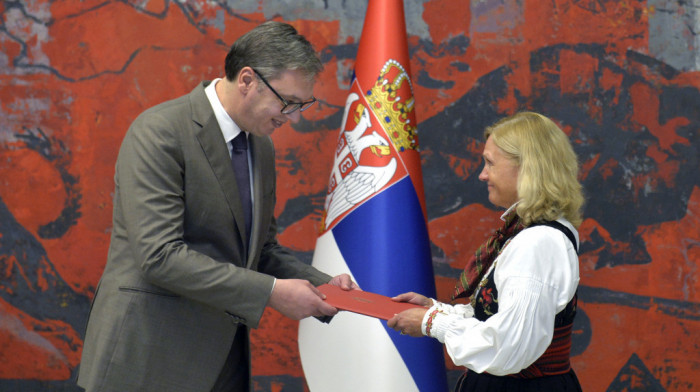 Vučić primio akreditivna pisma ambasadora Norveške, Finske i Kambodže