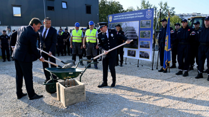 Gašić položio kamen temeljac za novi objekat Sektora za vanredne situacije