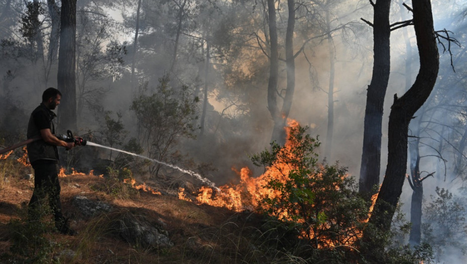 Izbio požar u šumskom području u Alanji, nema povređenih