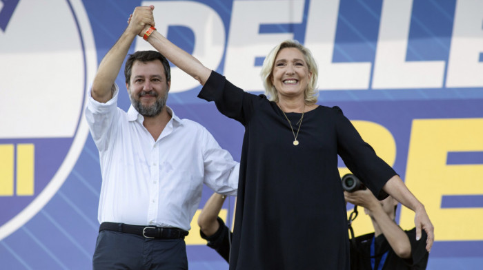 Mateo Salvini i Marin Le Pen predstavili ujedinjeni front uoči izbora u EU 2024. godine