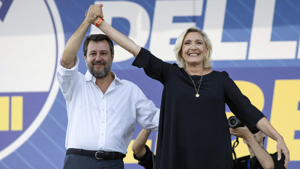 Mateo Salvini i Marin Le Pen predstavili ujedinjeni front uoči izbora u EU 2024. godine