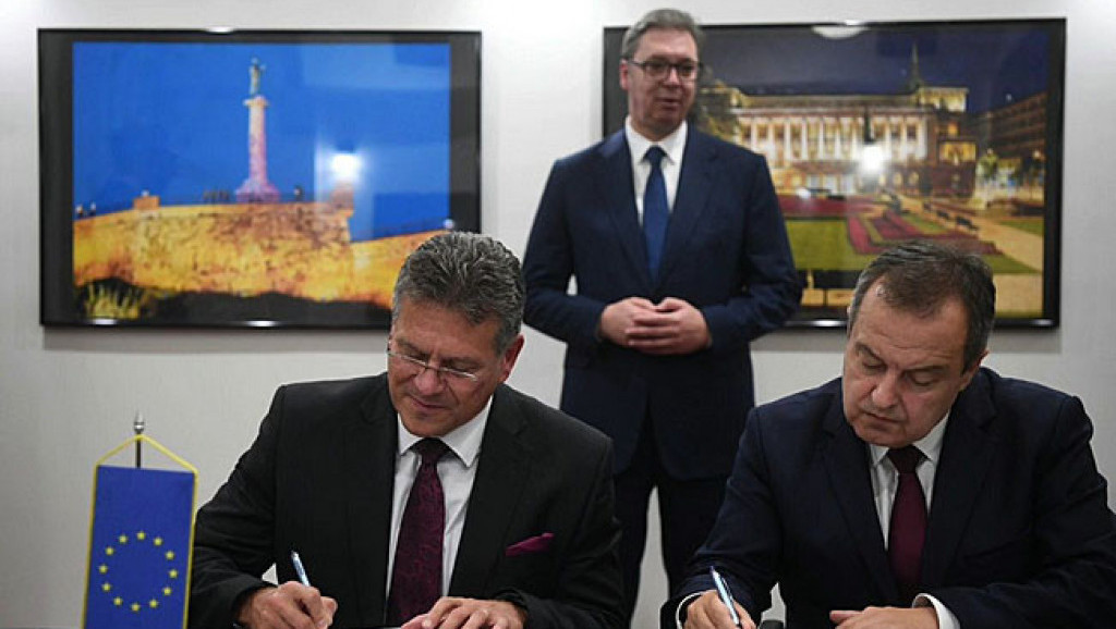 Vučić se sastao sa potpredsednikom EK, potpisano Pismo o namerama između Srbije i EU