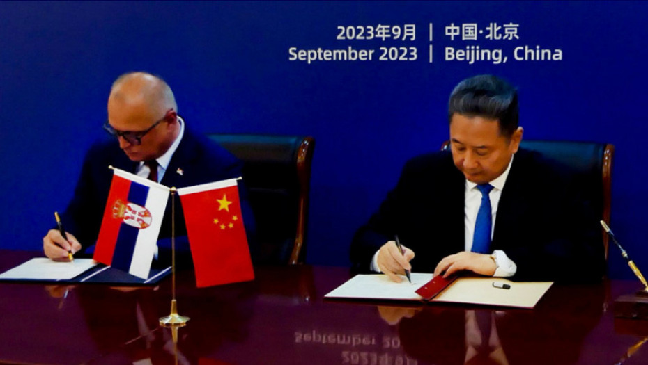 Vesić u Kini potpisao sporazum o međusobom priznavanju ovlašćenja pomoraca