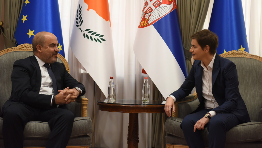 Brnabić: Hvala Kipru na poštovanju teritorijalnog integriteta Srbije