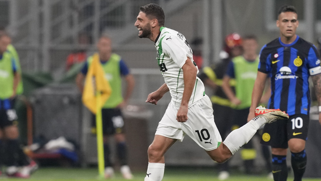 Sasuolo šokirao Inter: Berardi kreirao prvi poraz lidera iz Milana