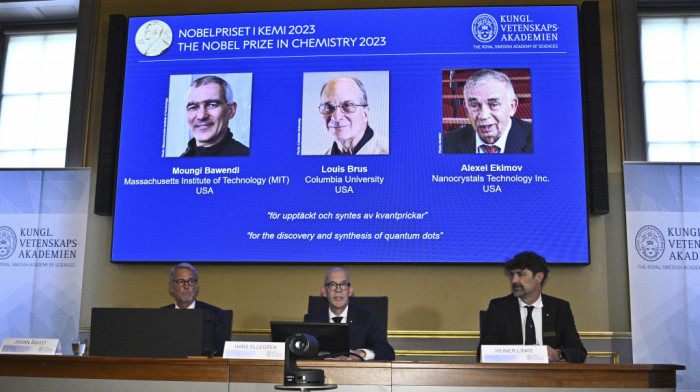Nobelova nagrada za hemiju trojici naučnika za otkriće i razvoj kvantne tačke
