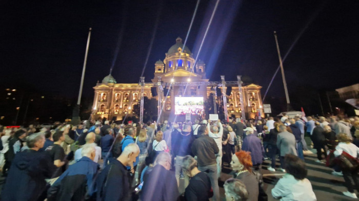 Novi protest opozicije "Srbija protiv nasilja" u Beogradu, šetnja takozvanom "medijskom trasom" i do Predsedništva