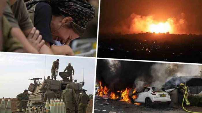 SUKOB IZRAELA I HAMASA Galan naredio potpunu ofanzivu na Gazu, Izrael ispalio granate prema Siriji