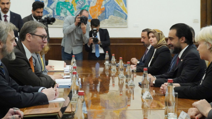 Vučić se sastao sa predsednikom parlamenta Iraka, zahvalio na nepriznavanju Kosova